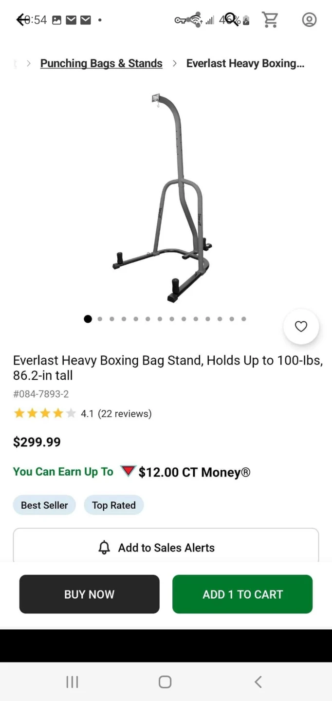 UFC Punching Bag With Stand - photo 3