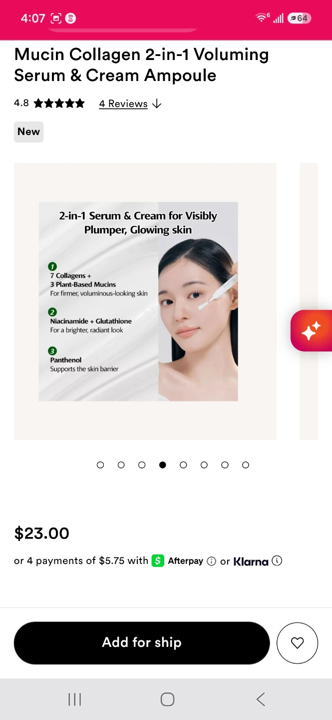 ClearDea Mucin Collagen Volumizing Cream Ampoule ⚽️ - photo 3