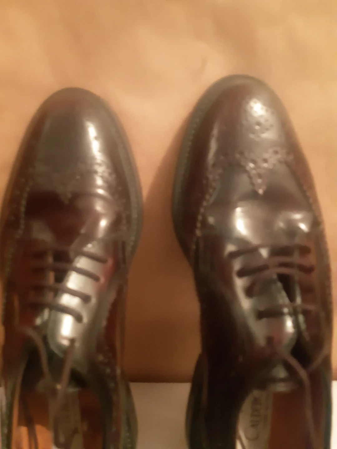 Brown Wingtip Oxford Shoes