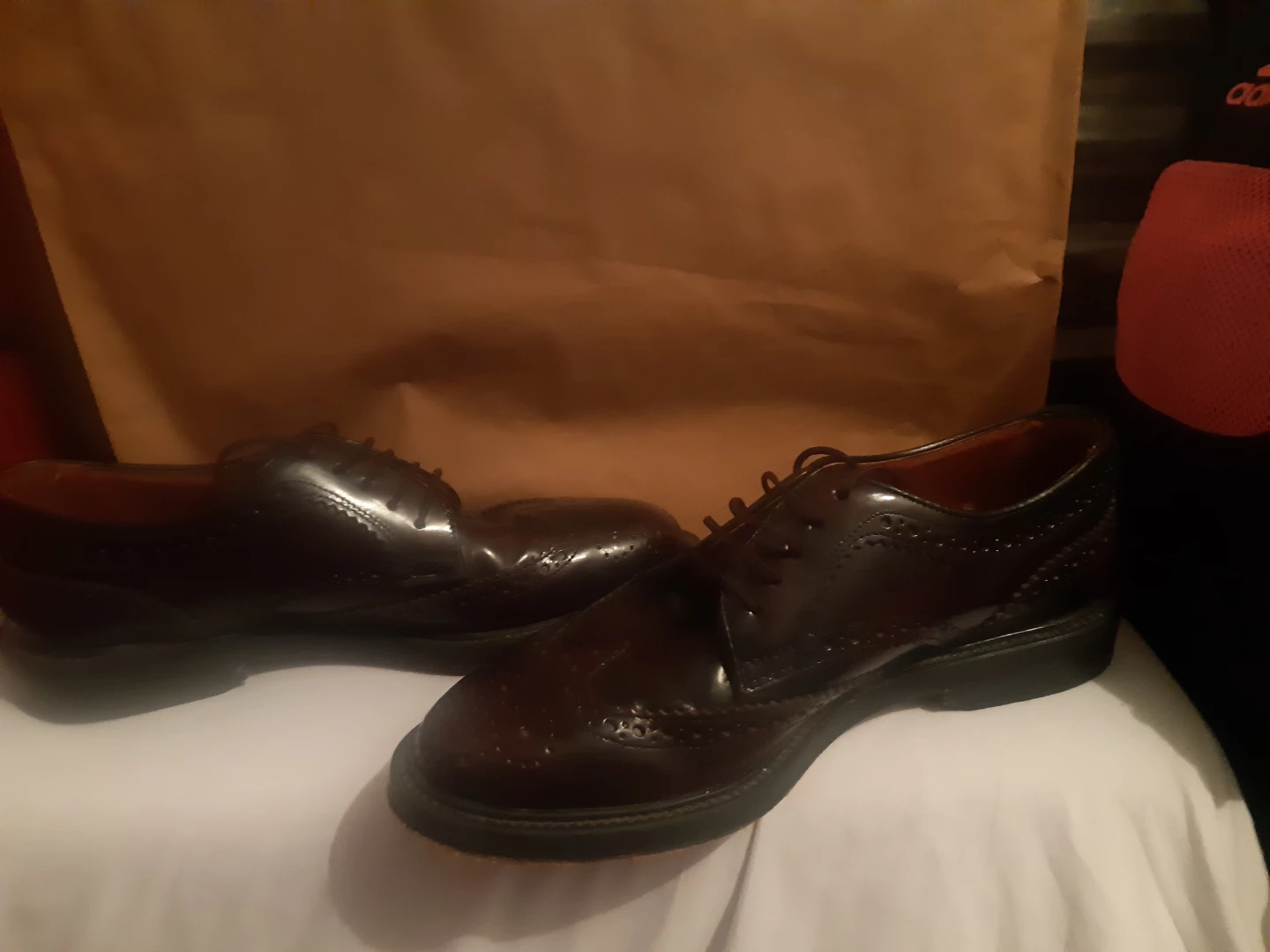 Brown Wingtip Oxford Shoes - photo 3