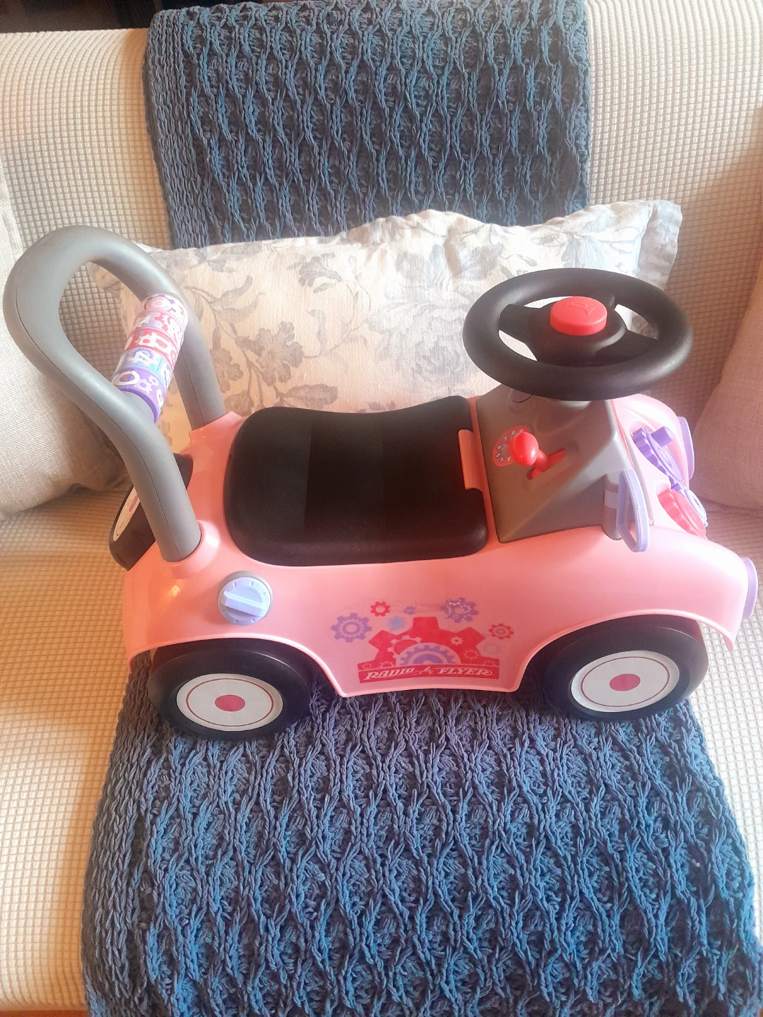 Radio Flyer Pink Push Car