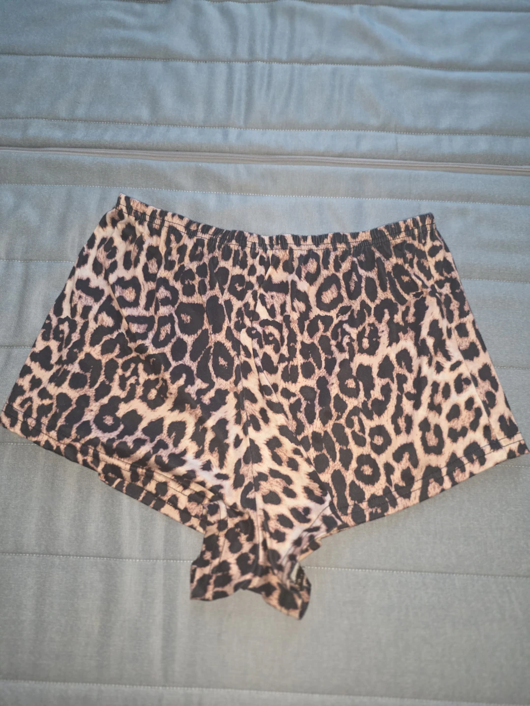 Leopard Print Pyjama Shorts