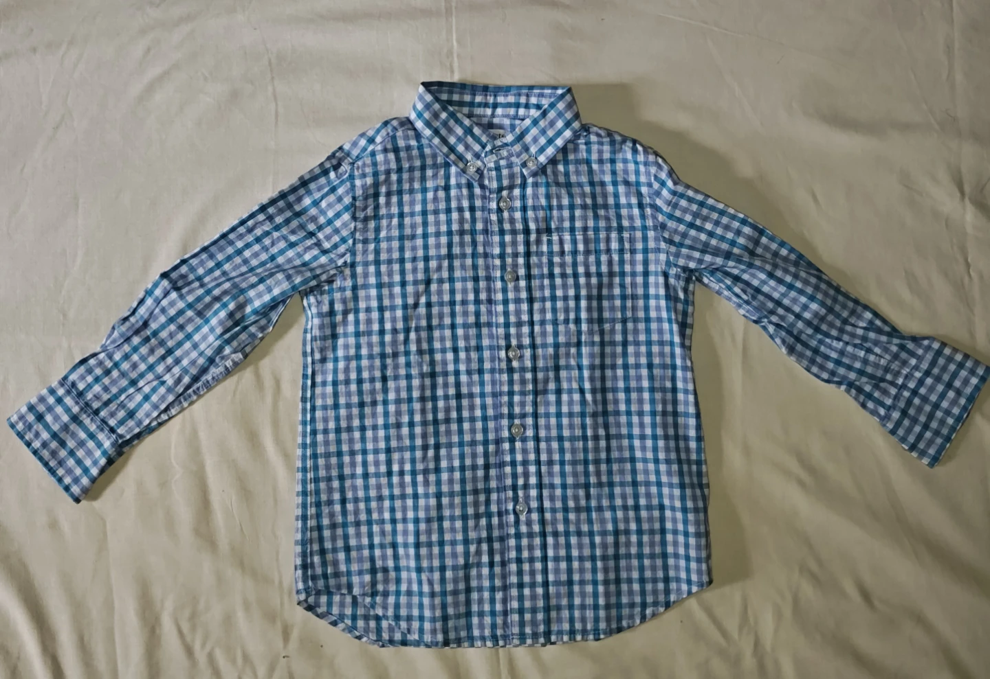 Boys Plaid Button-Up Shirts - Lot of 3 - photo 3