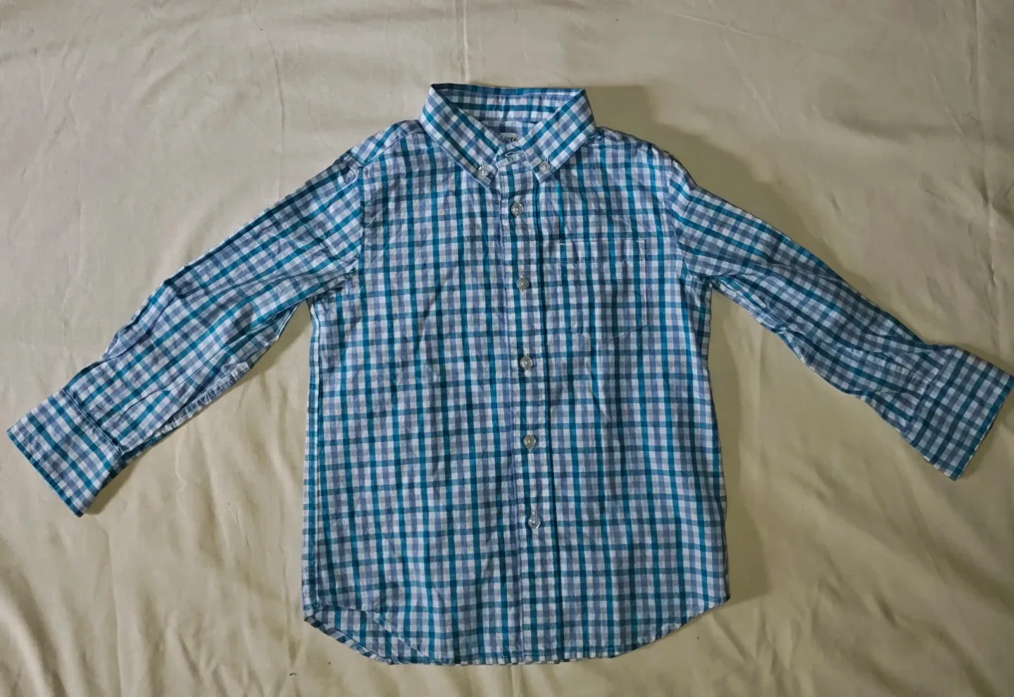 Boys Plaid Button-Up Shirts - Lot of 3 - photo 3