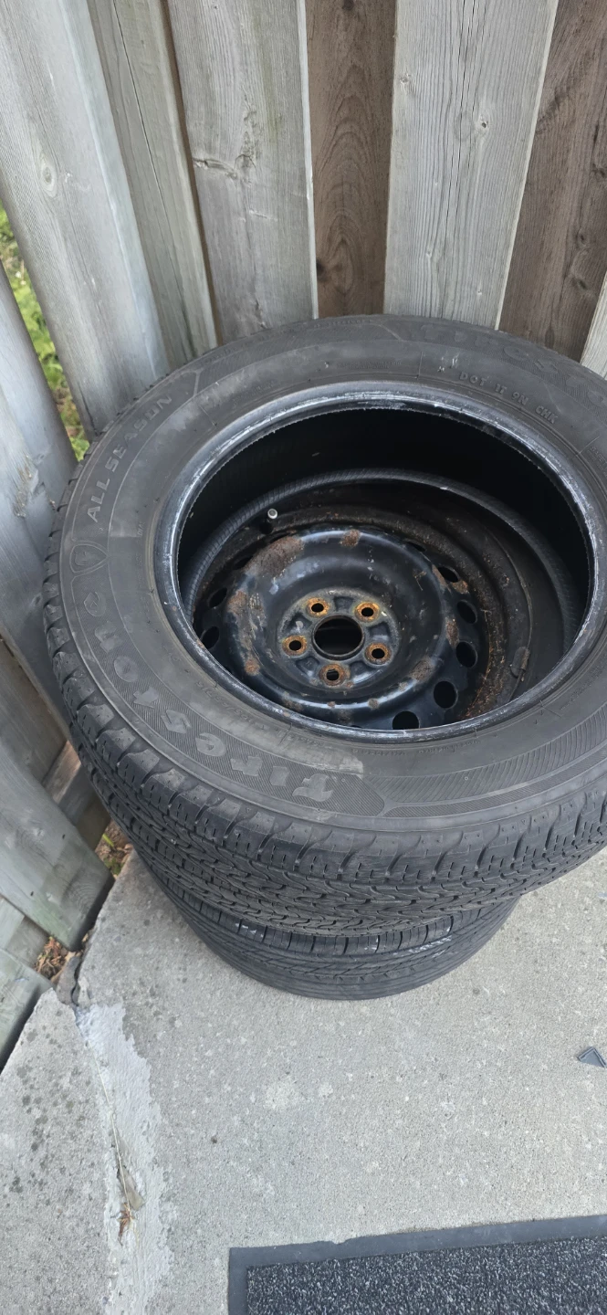 Set of 4 All Season Tires on Rims - photo 5