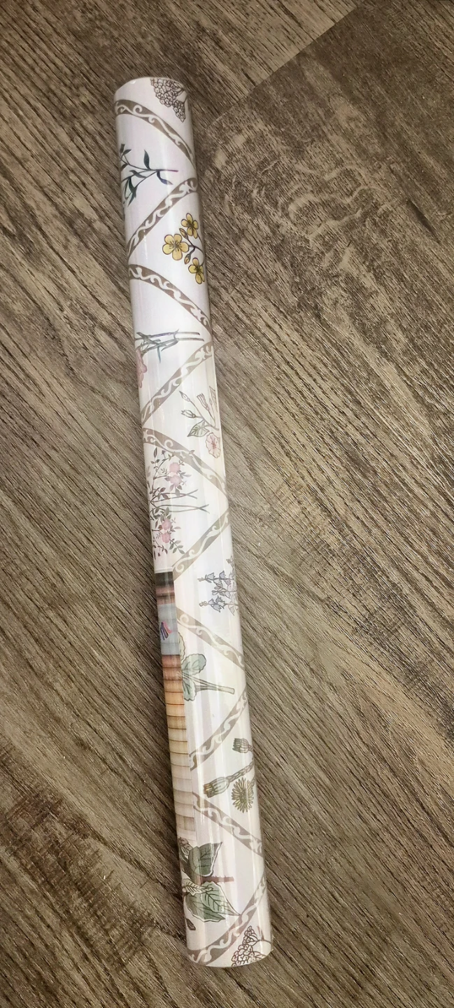 Vintage Floral Peel & Stick Wallpaper Removable 17.7" x 118" - photo 4