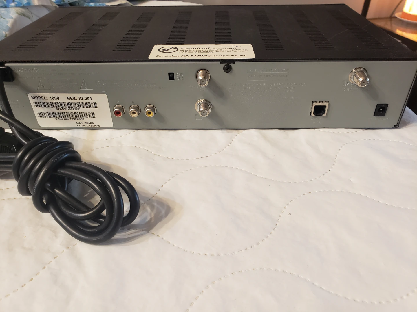 Dish Network Satellite Receiver Model 1000 - photo 5