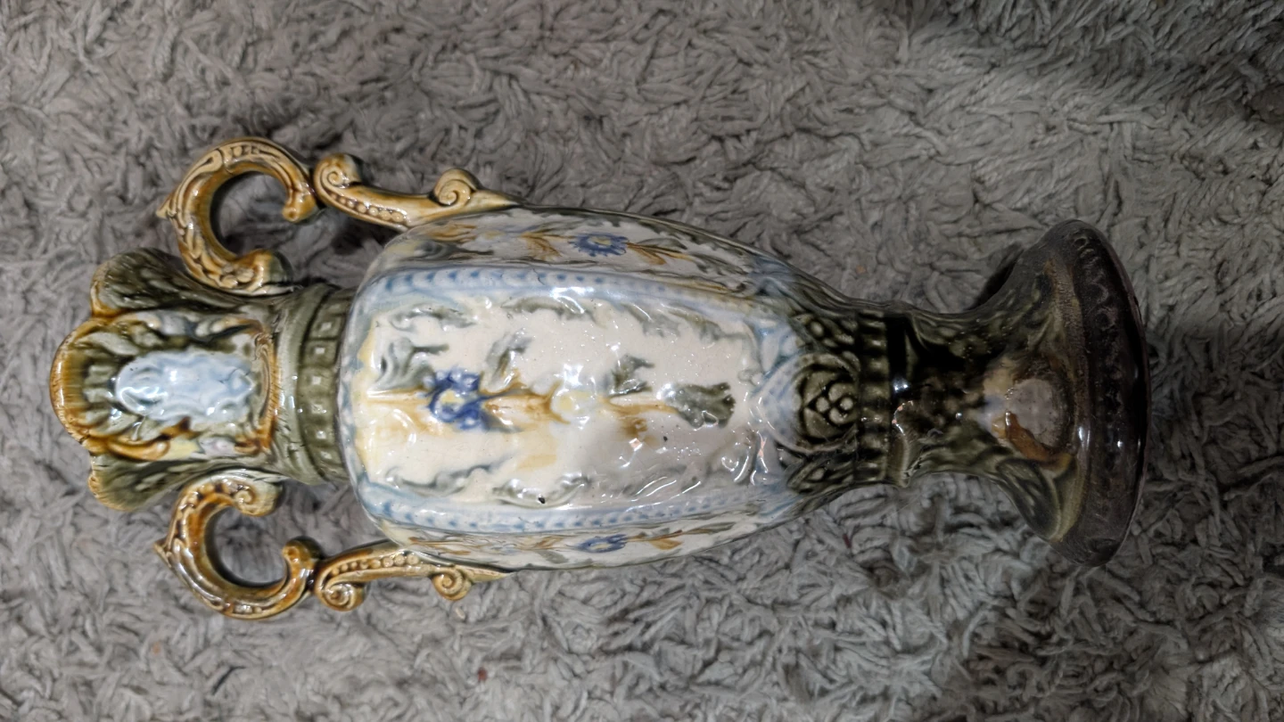 Decorative Ceramic Vase with Handles