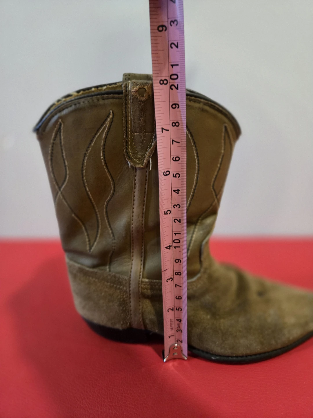 Kids Brown Suede Cowboy Boots - photo 4