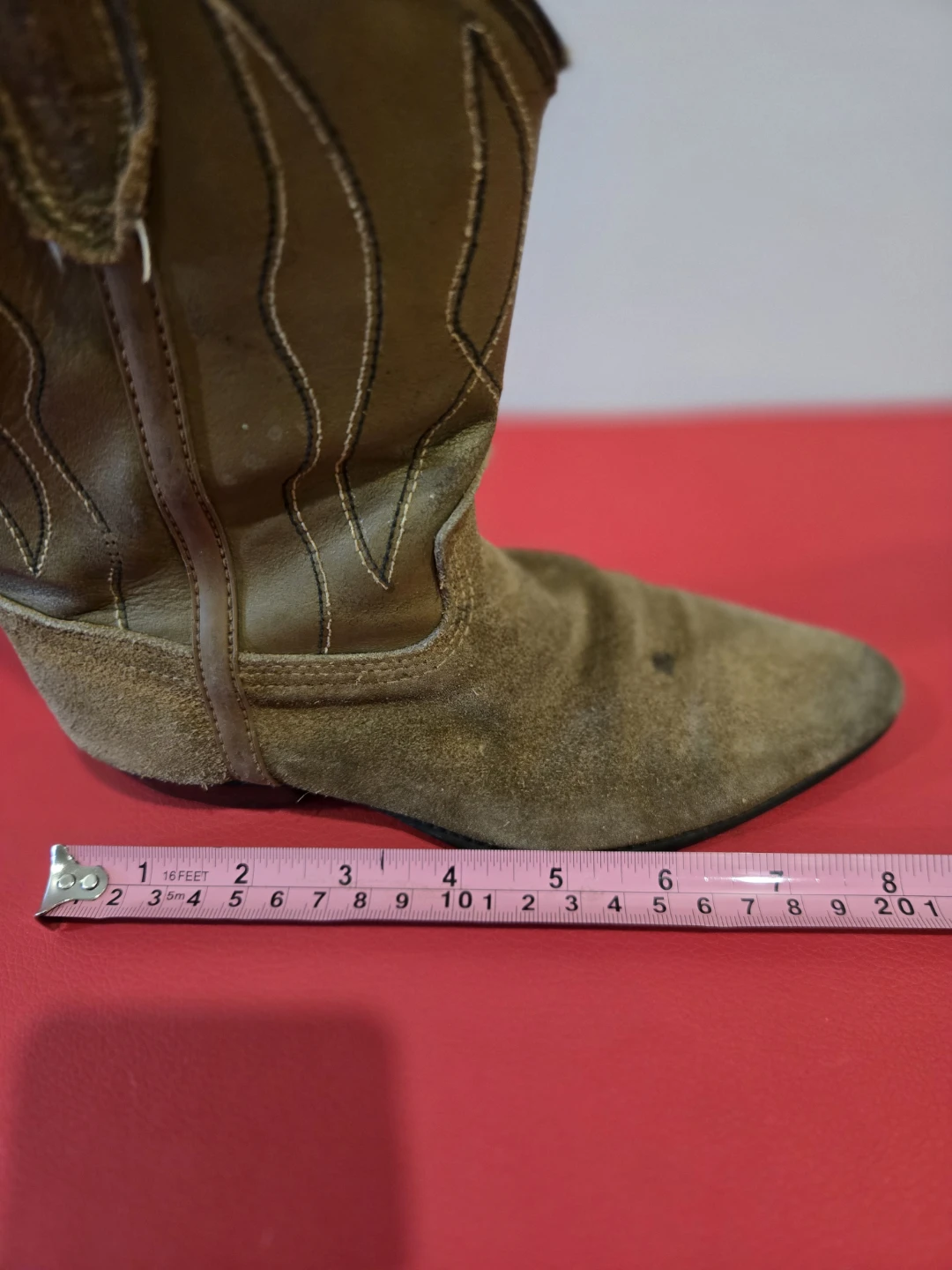Kids Brown Suede Cowboy Boots - photo 5