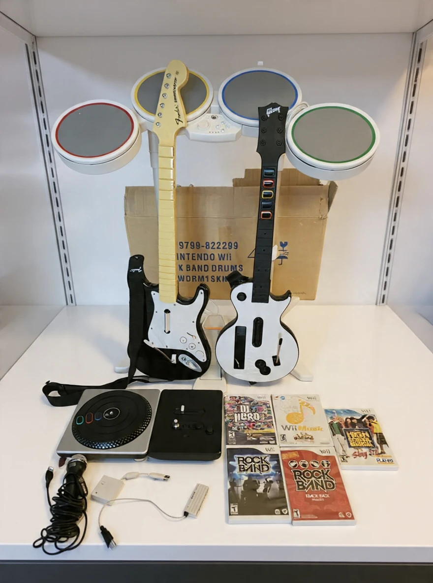 Nintendo Wii Rockband Bundle