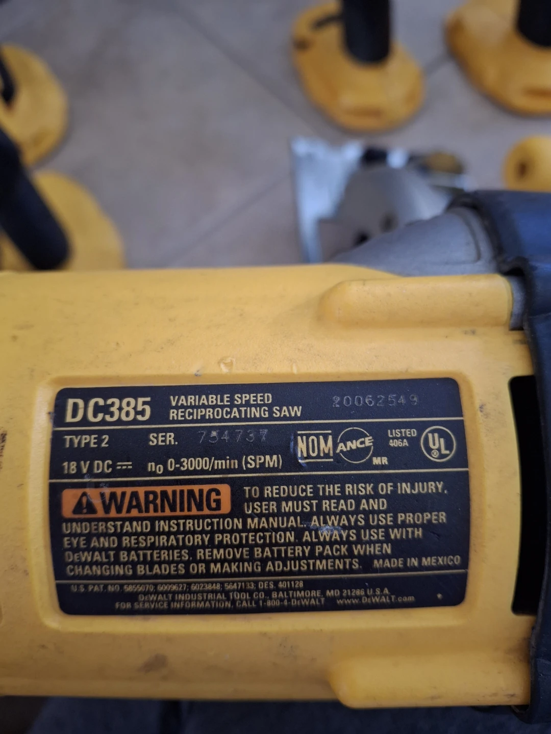 Dewalt 18V cordless tools set - drills and saws - photo 3