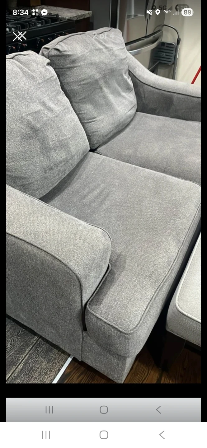 Gray Fabric Sofa