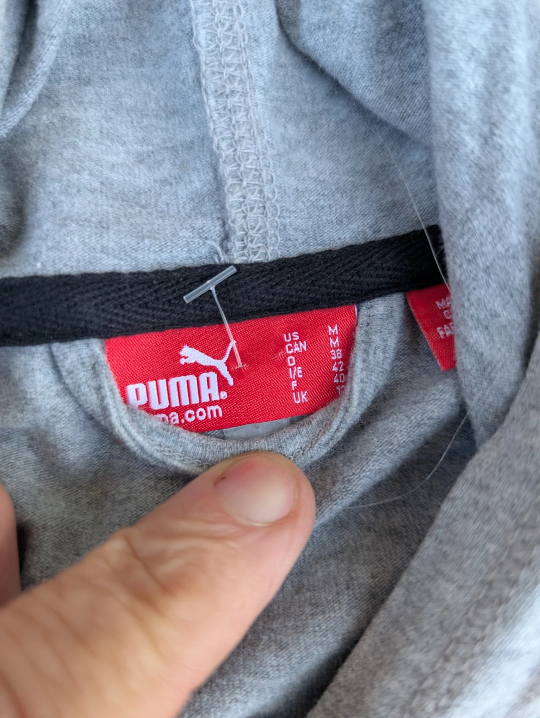 Puma Grey Zip-Up Hoodie - photo 4