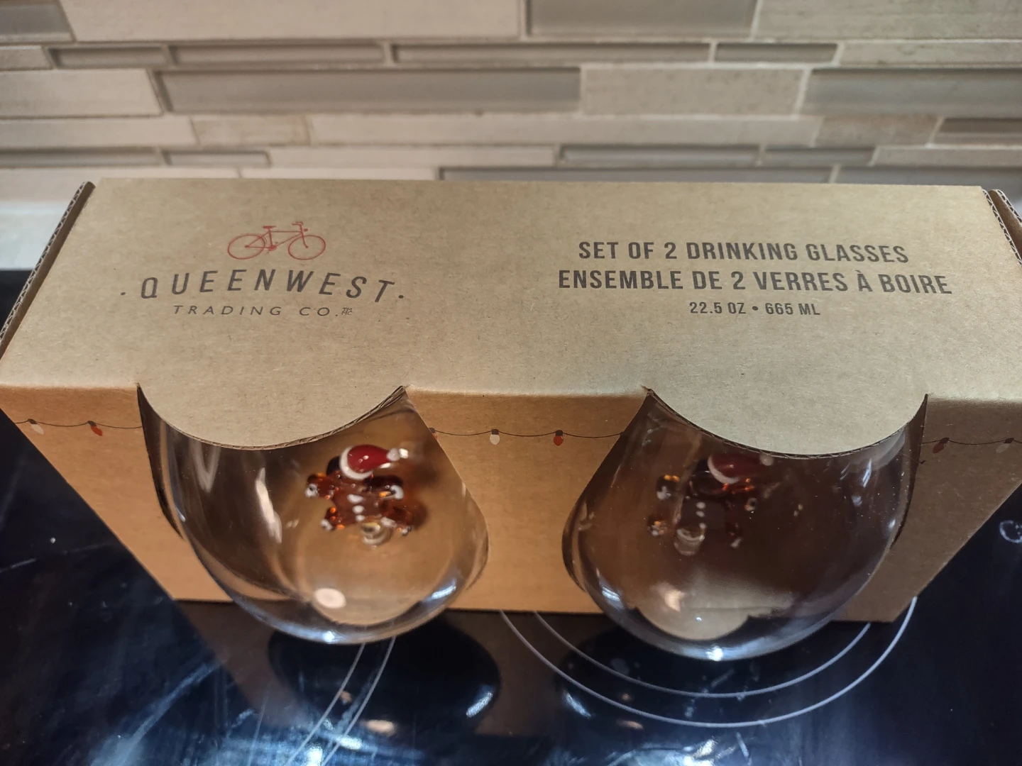 Gingerbread Man Stemless Wine Glasses - photo 2