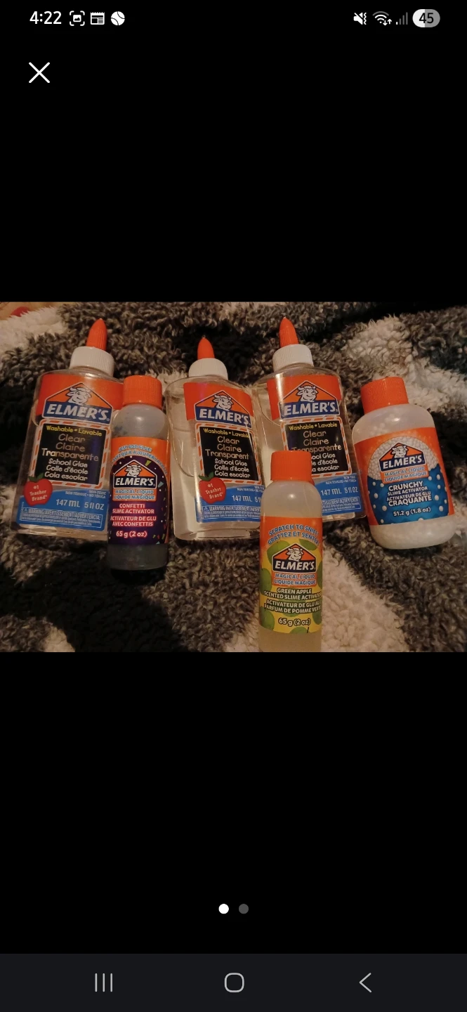 Elmer's Glue and Nickelodeon Slime Assortment