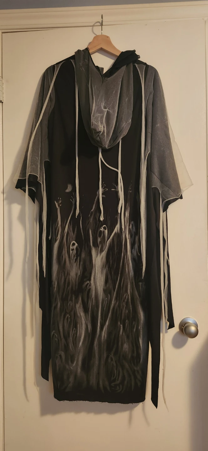 Soul Taker kids/teens costume with realistic plastic scythe