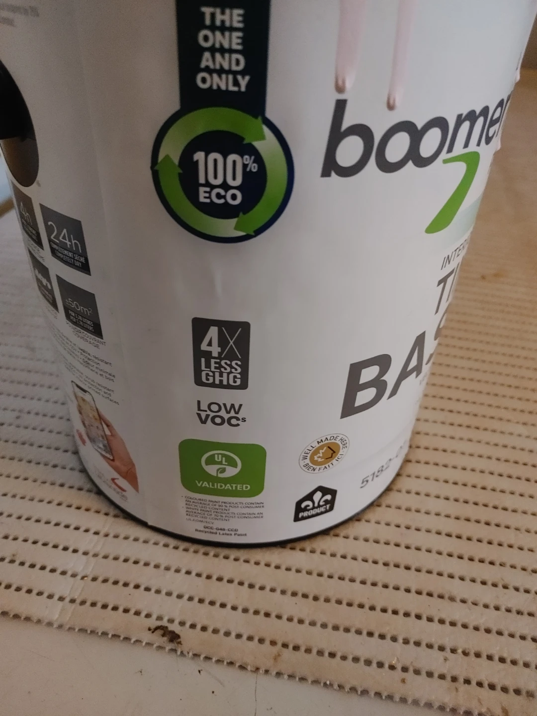 Boomerang Plus Interior Latex Tint Base Paint - Velvet Finish - photo 3