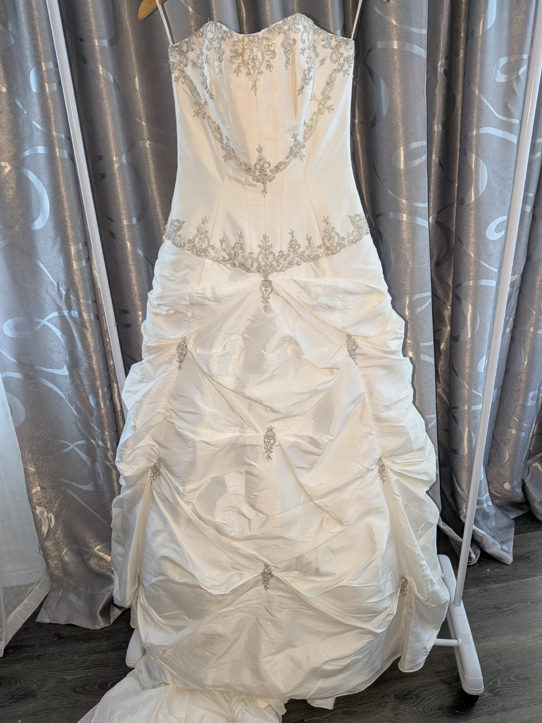 Strapless Wedding Dress with Beading - photo 2