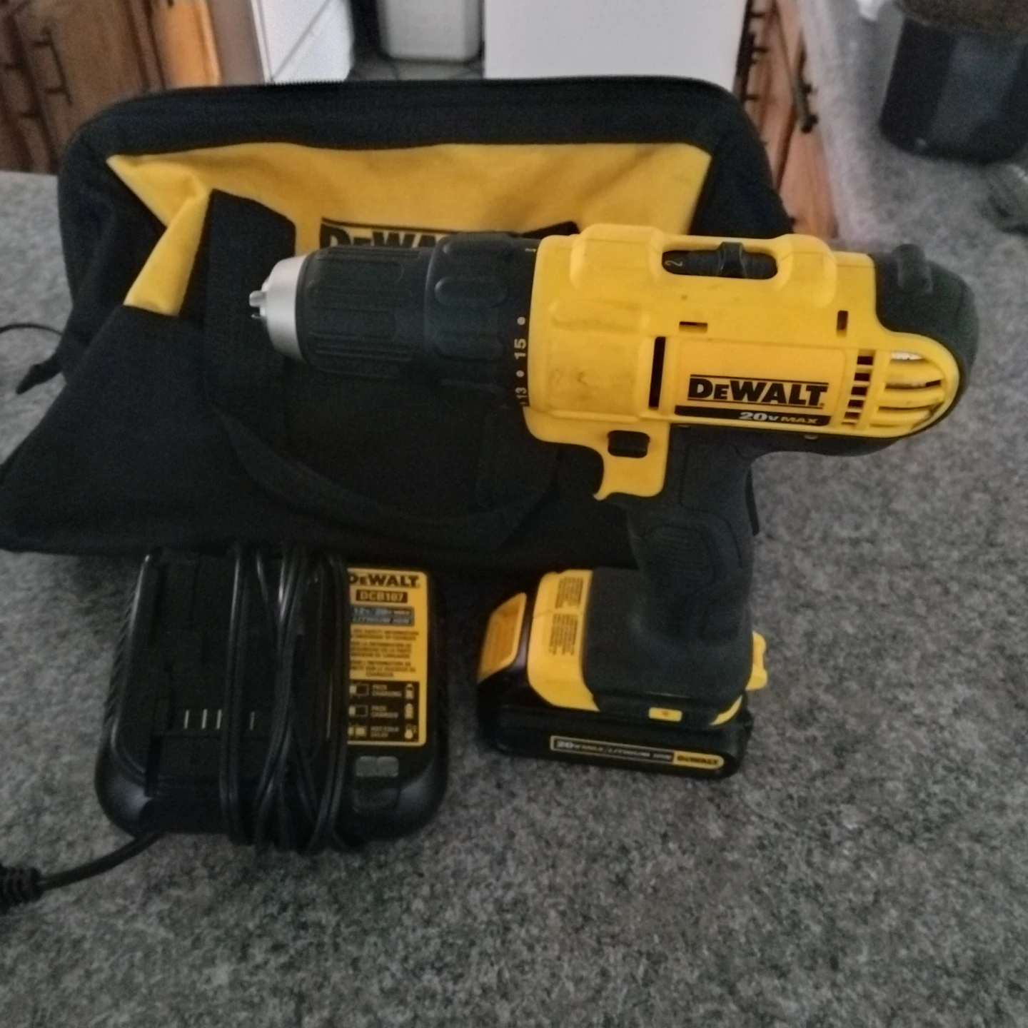 New drill set 20 volt today price