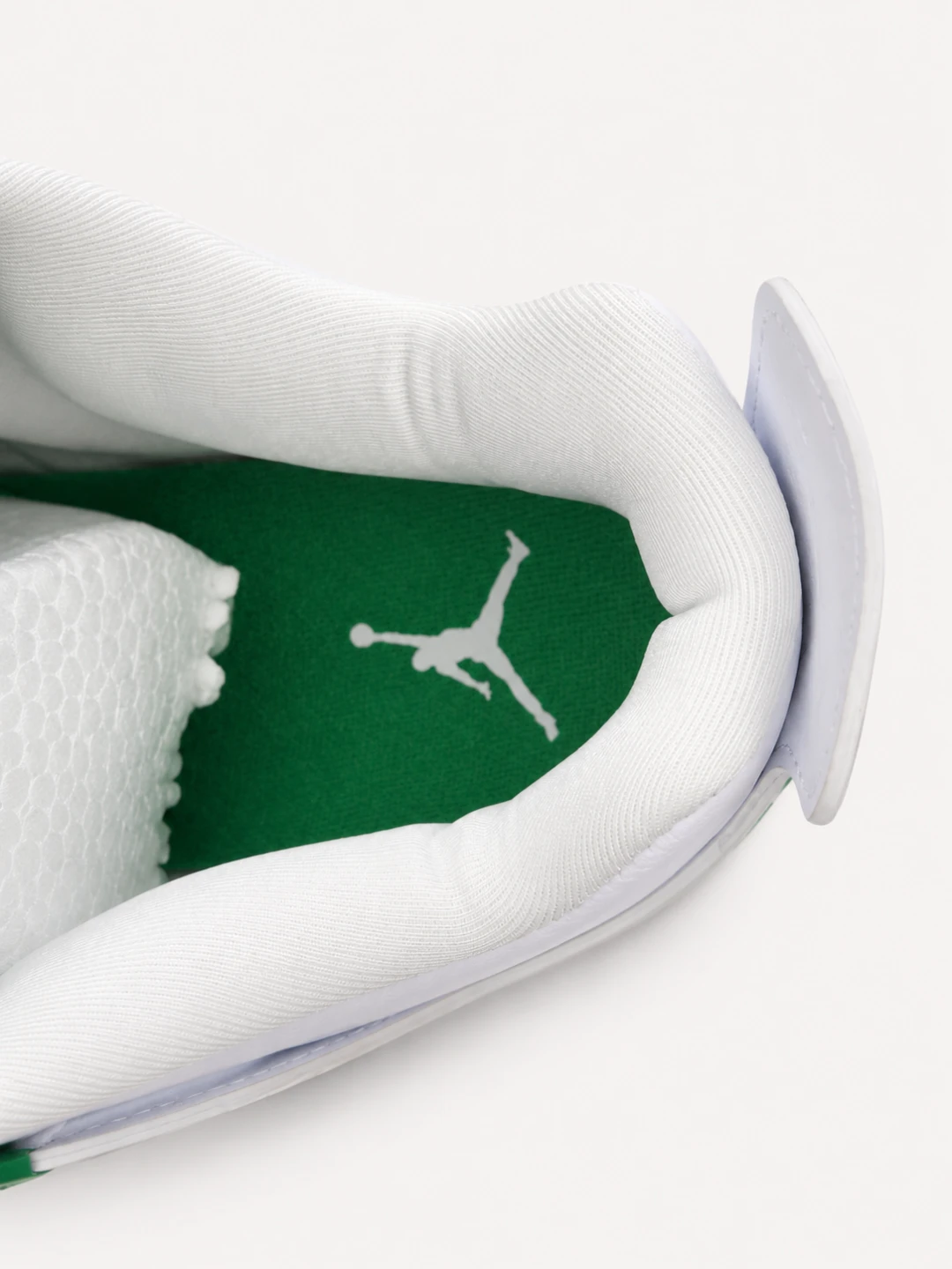 White & Green Air Jordan 4 - photo 4