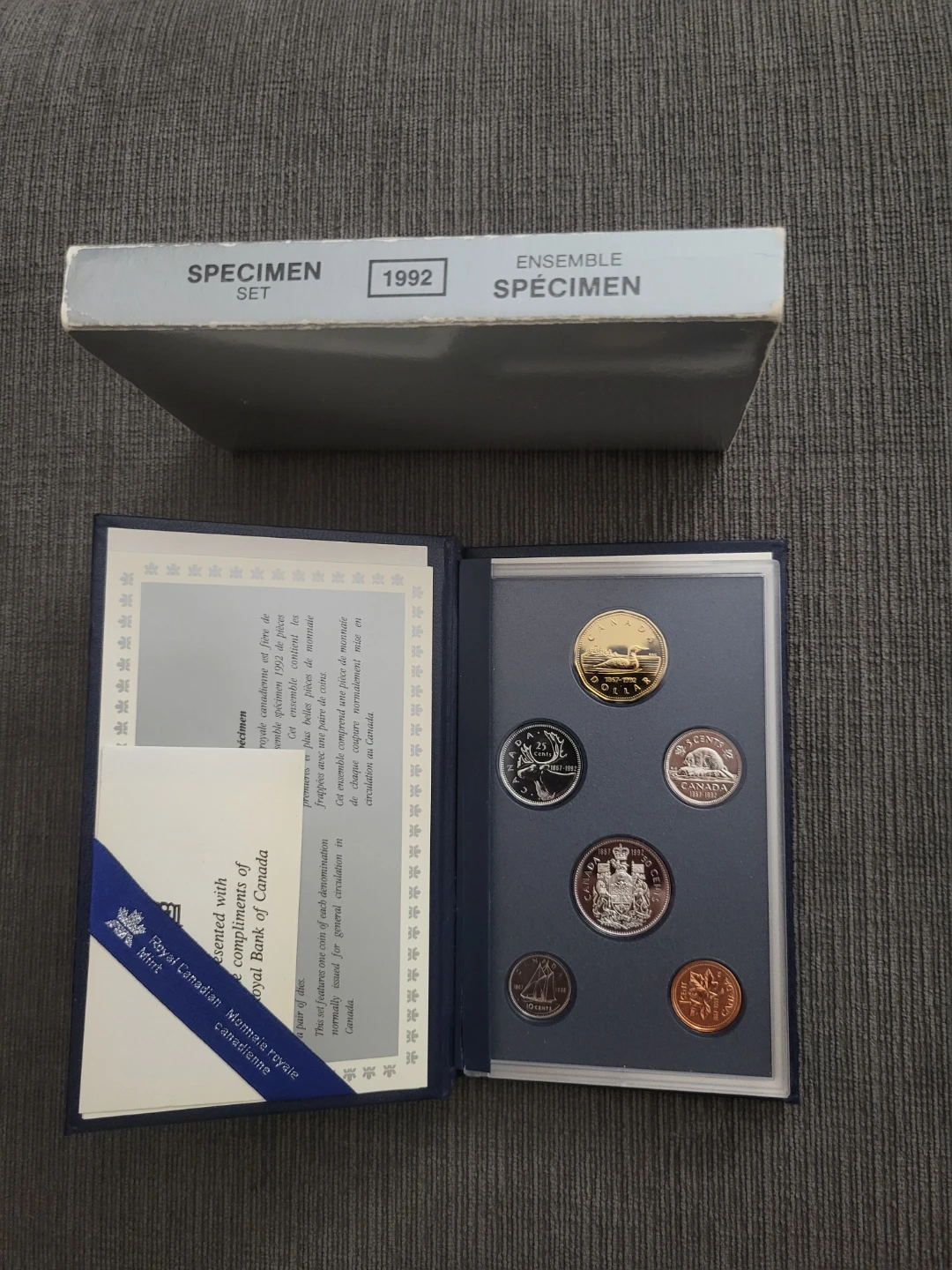 1992 Royal Canadian Specimen Coin Set