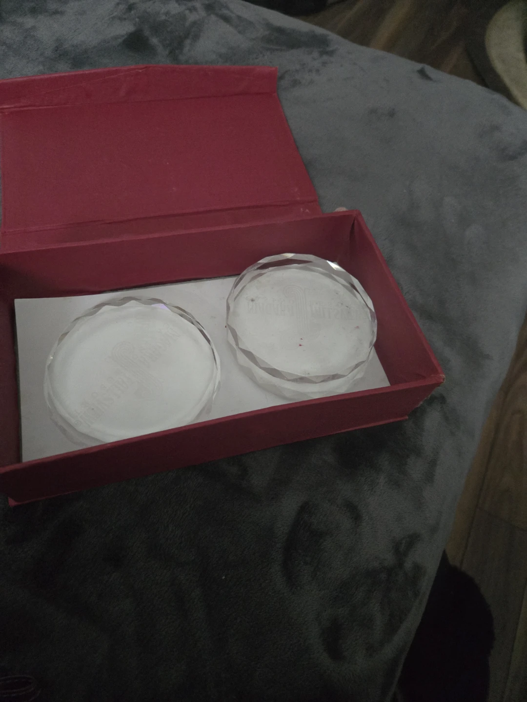Niagara Fallsview Casino Resort Crystal Coasters (Set of 4) - photo 3