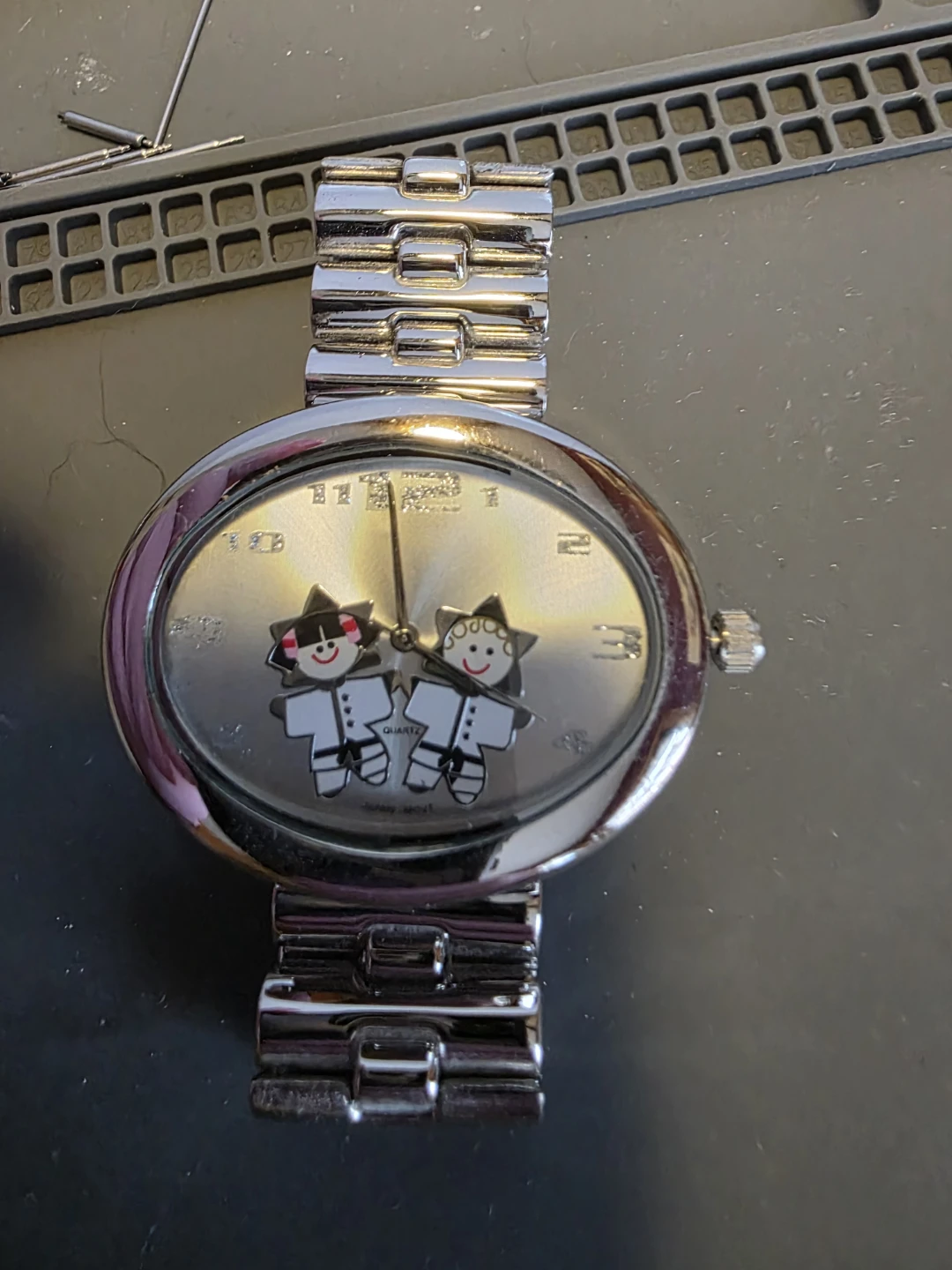 Oval Watch with Cartoon Characters - Japan Movt - photo 3