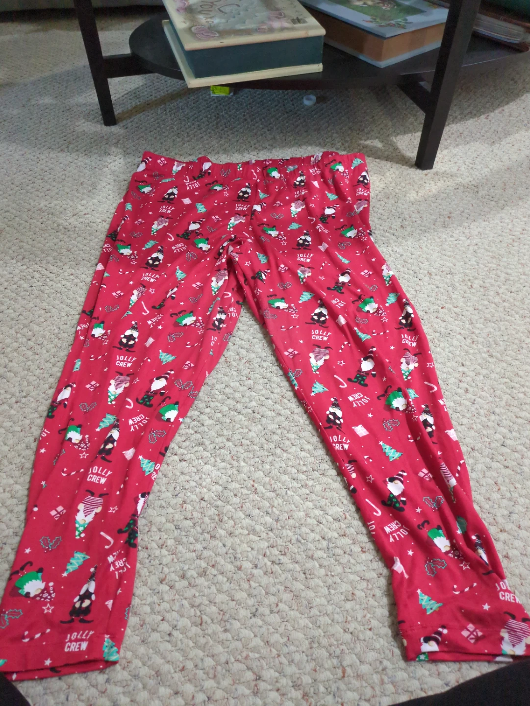 Red Christmas Leggings