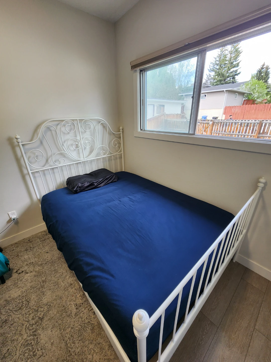 IKEA LEIRVIK Full/Double Bed Frame and mattress