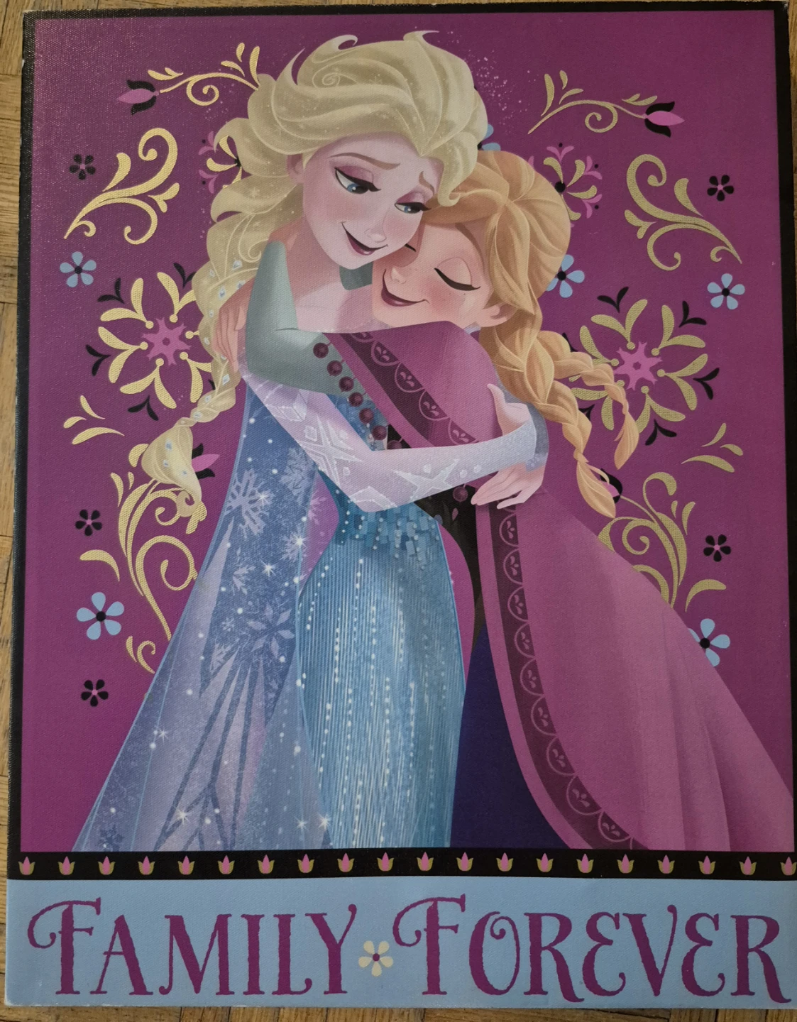 Disney Frozen "Family Forever" Canvas Art