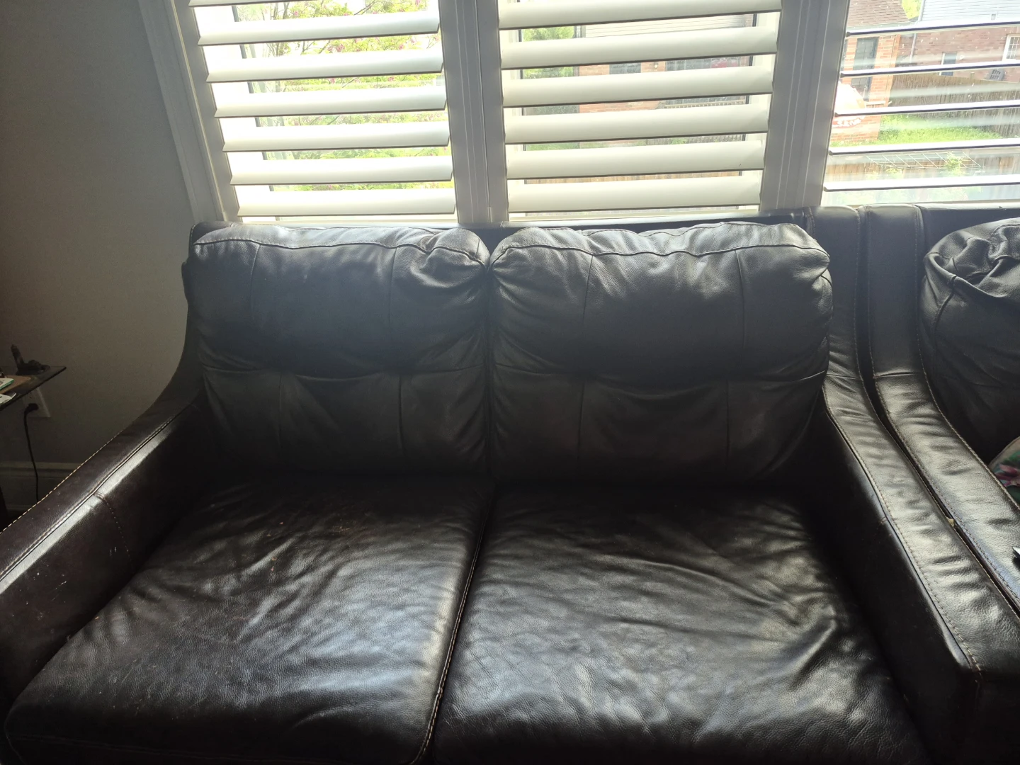 Dark Brown Leather Sofa from Ashley! - photo 2