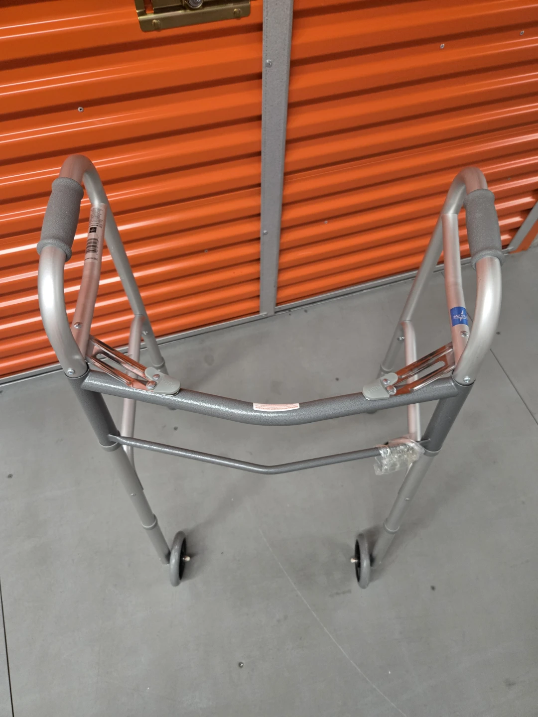Drive Medical Deluxe 2-Button Folding Walker with Wheels - photo 3