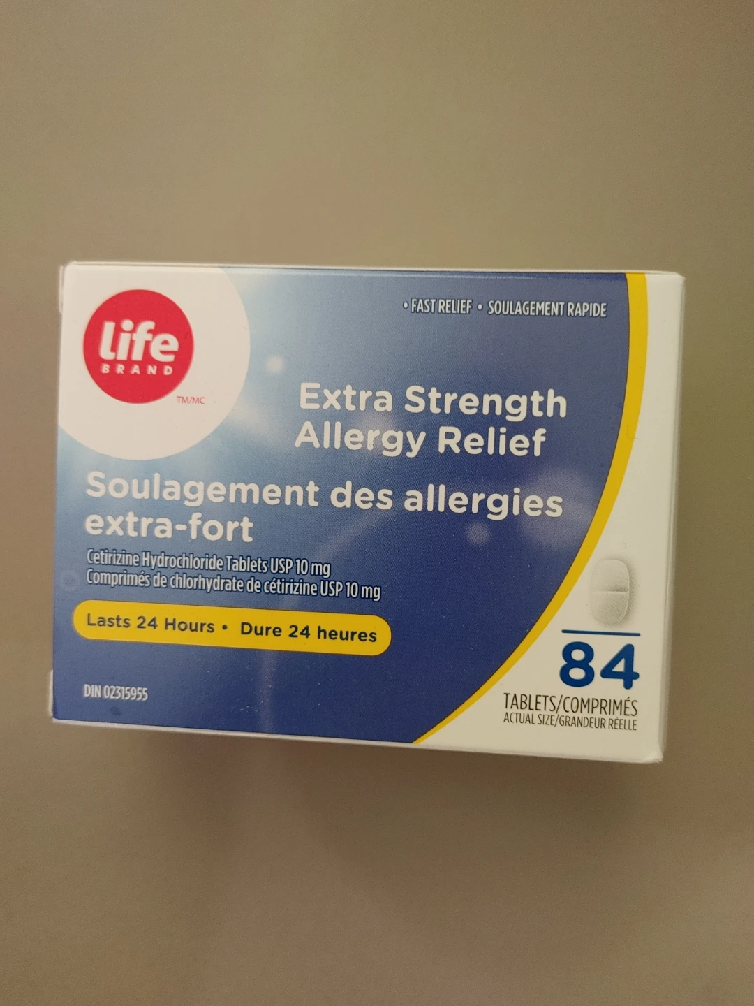 🧡NEW SEALED ALLERGY RELIEF 84 TABLETS REACTINE JULY 2027