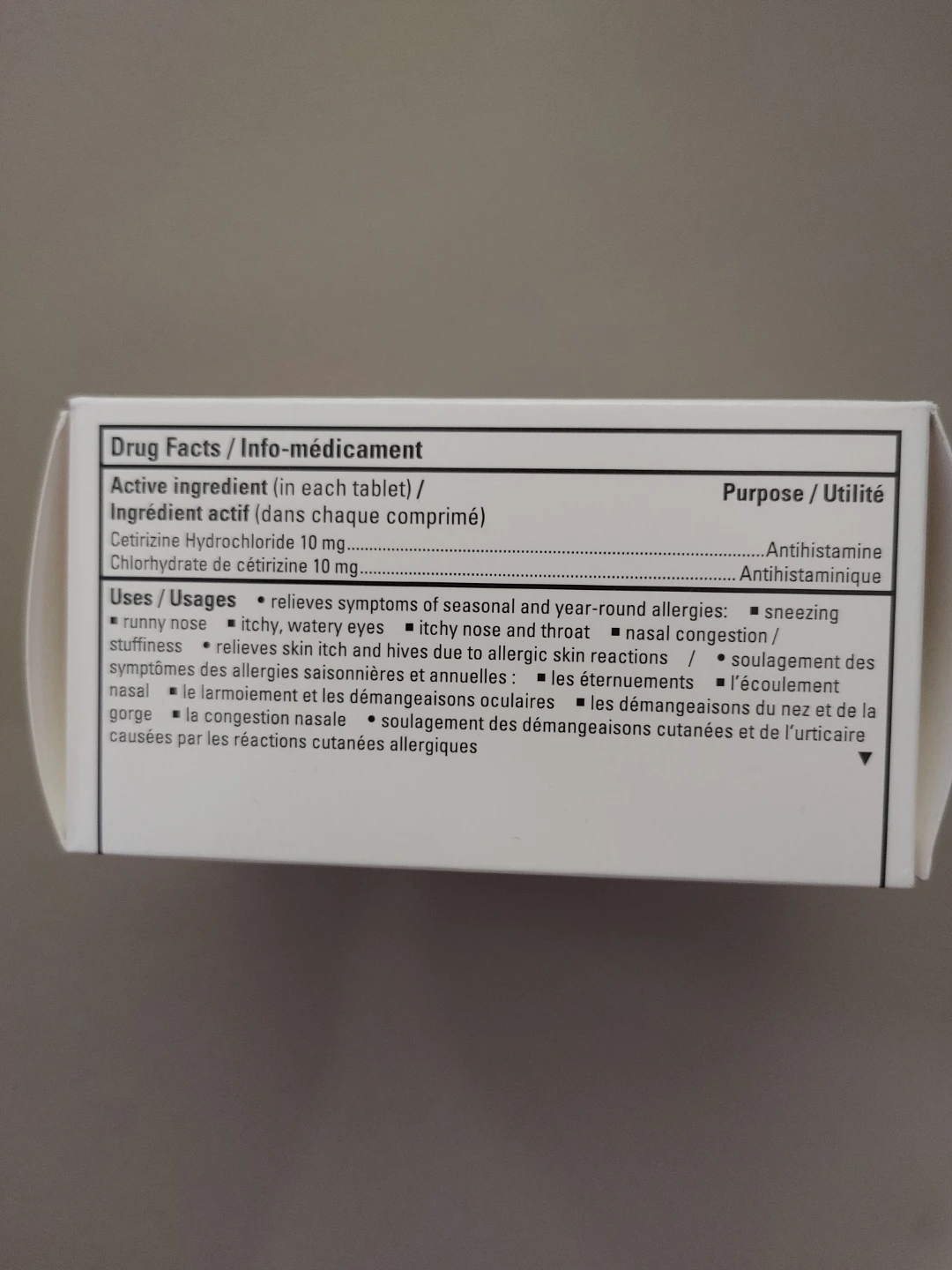 🧡NEW SEALED ALLERGY RELIEF 84 TABLETS REACTINE JULY 2027 - photo 2
