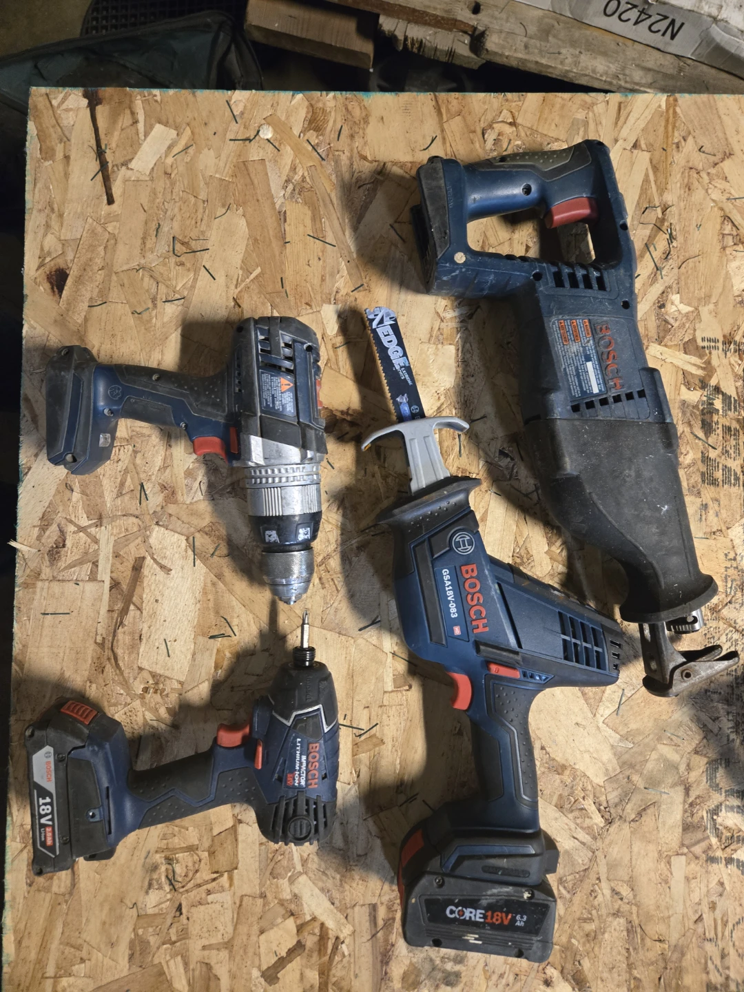 Bosch Cordless Power Tool Lot