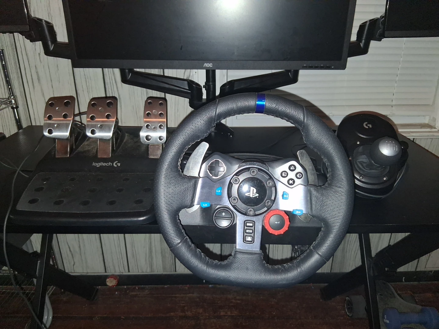 Logitech G Driving Force Shifter and Pedals