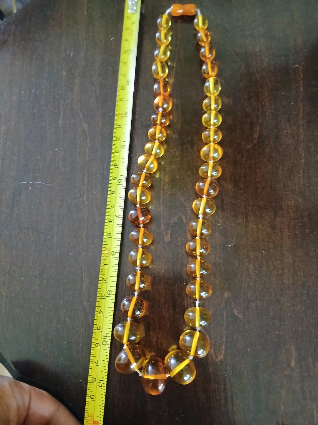 Amber Bead Necklace - photo 3