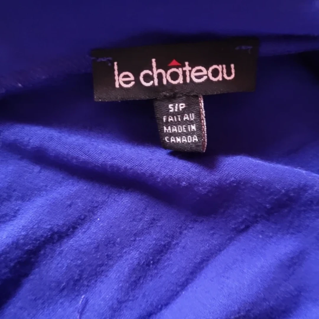 Le Château Blue Ruched Dress - photo 2