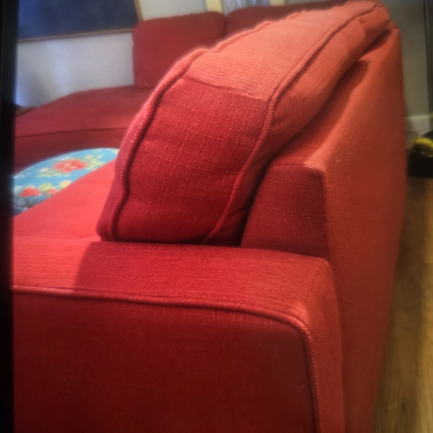 Red Sectional Sofa - photo 4