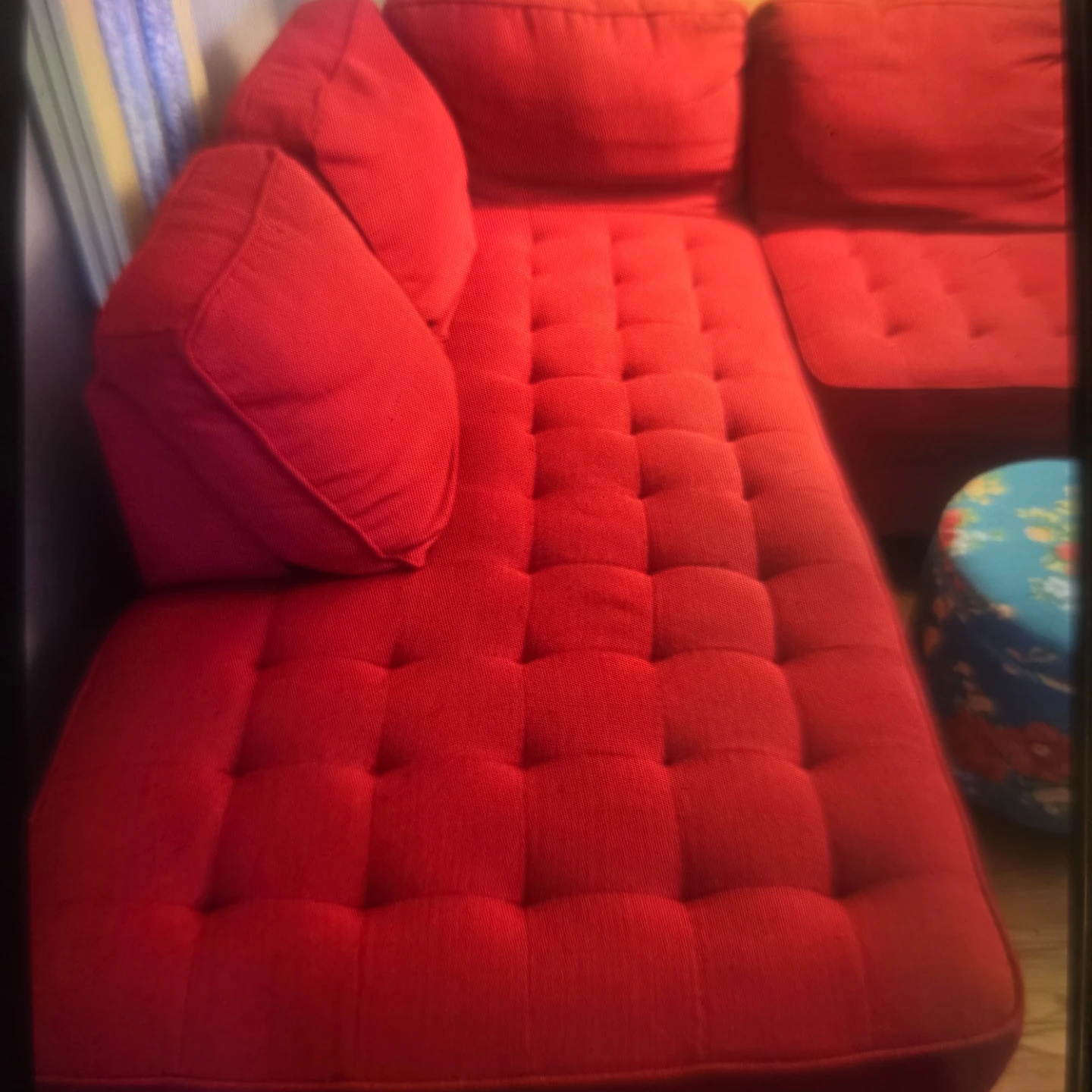 Red Sectional Sofa - photo 5