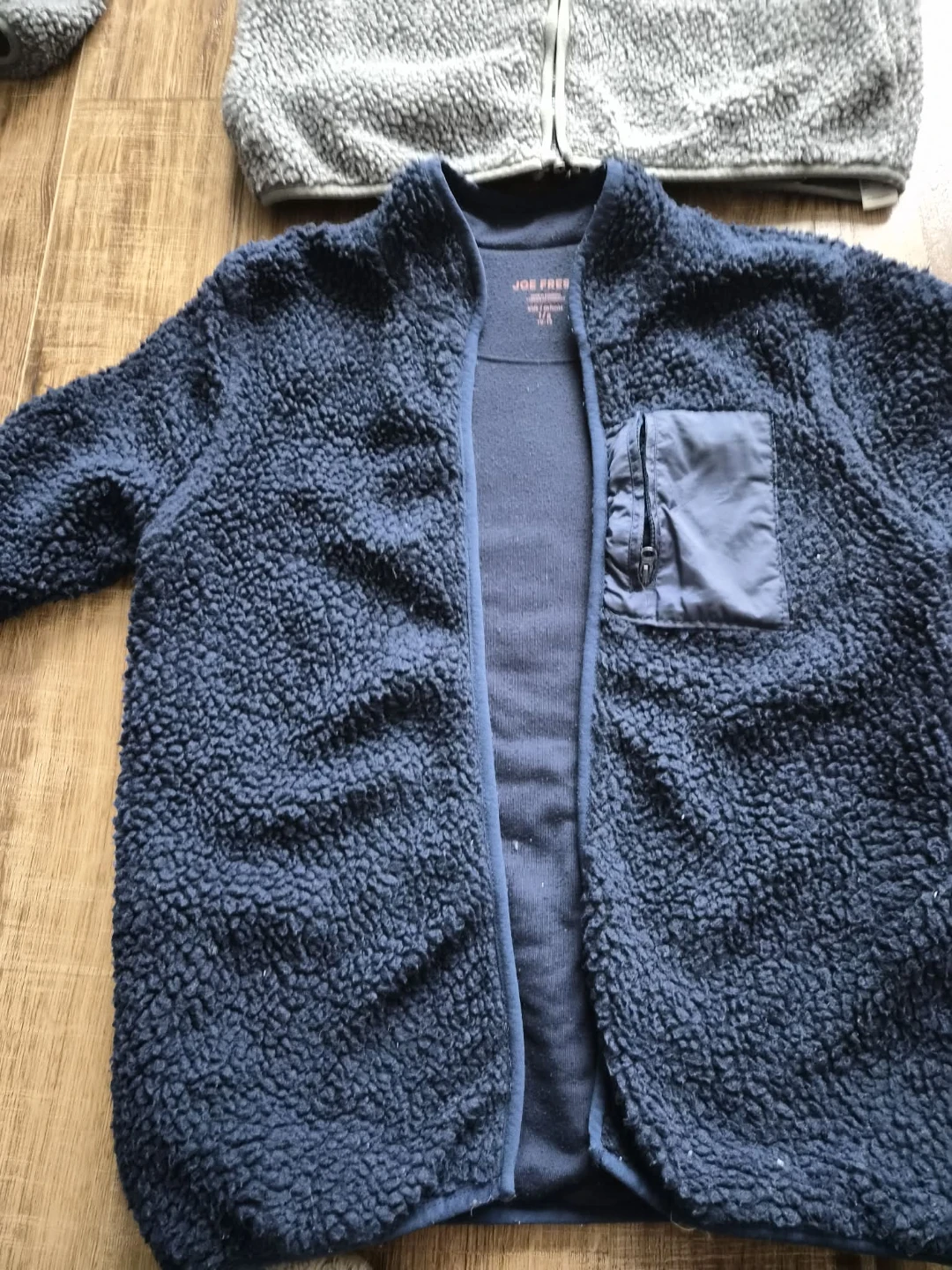 Joe Fresh Fleece  Jacket  Navy  and Gray - photo 3