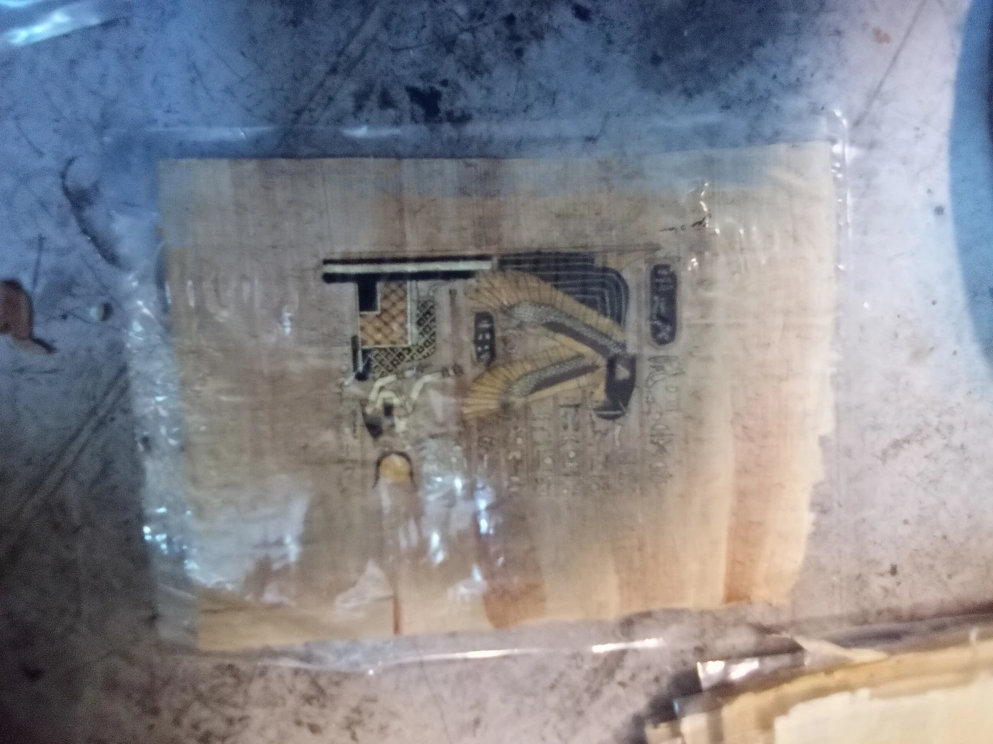 Egytian art on papyrus paper lot various themes and sizes