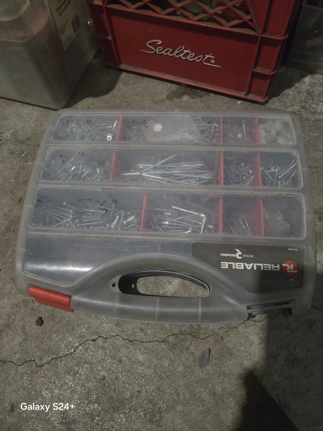 Assorted Hardware Fasteners and Tools