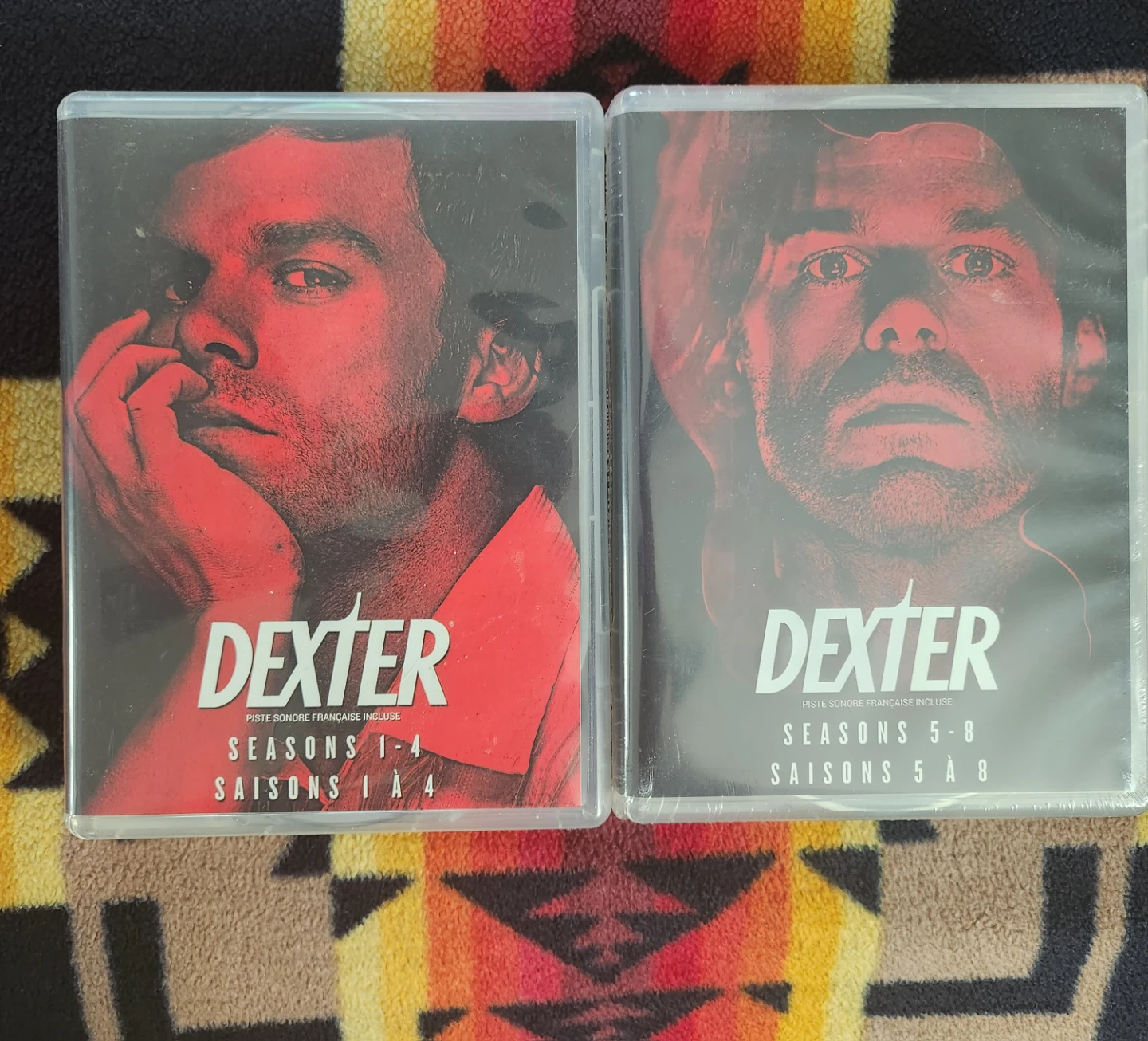 Dexter DVD Seasons 1-8.