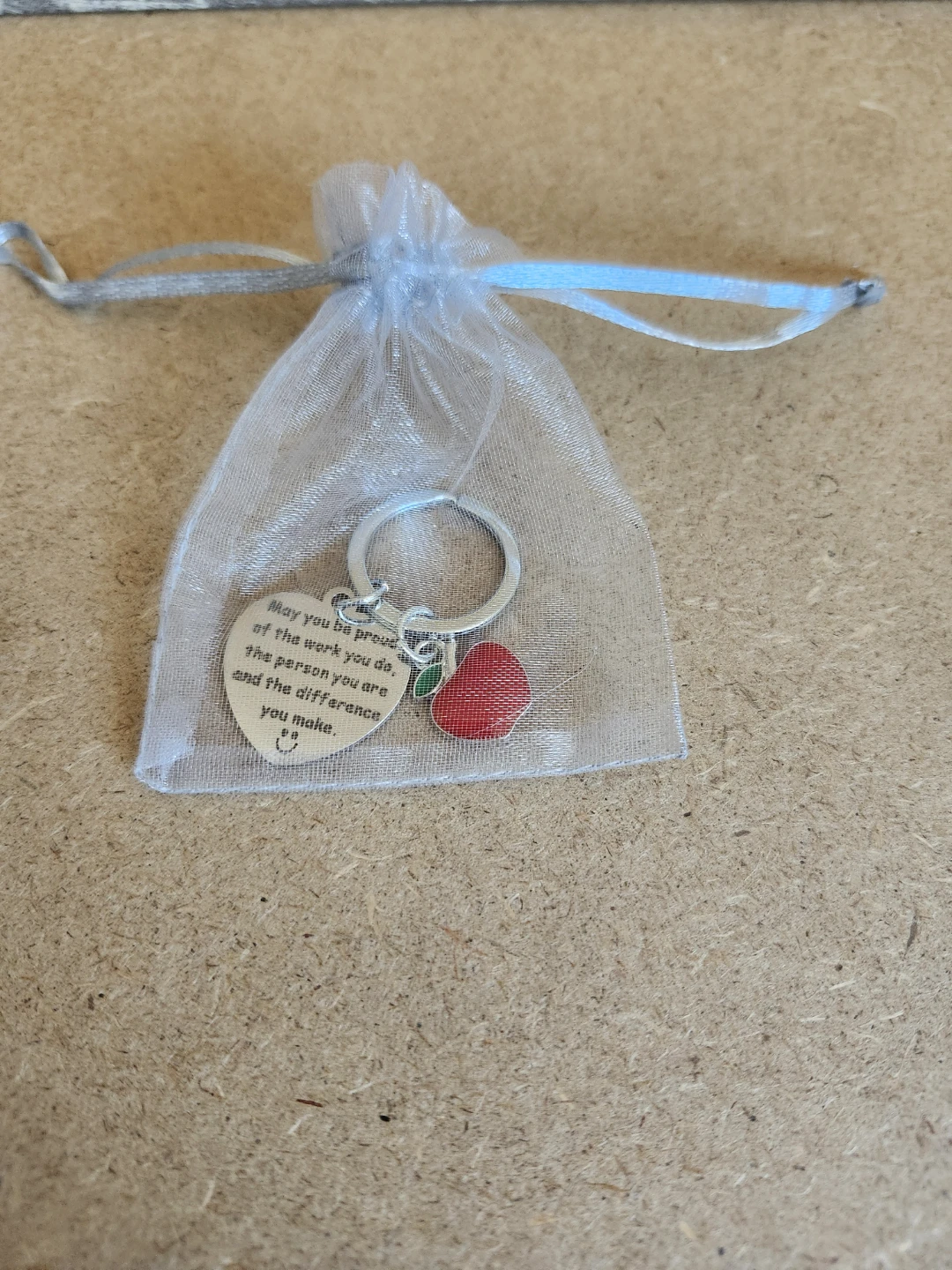Teacher's Appreciation Stainless Steel Keychains - photo 3