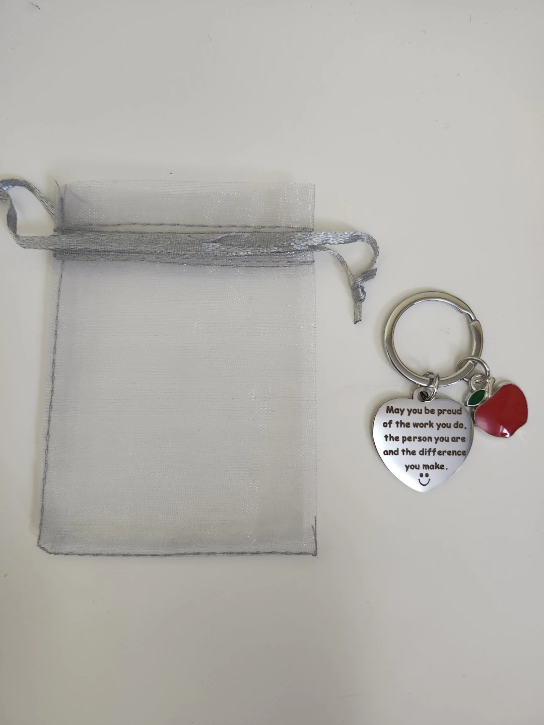 Teacher's Appreciation Stainless Steel Keychains - photo 4