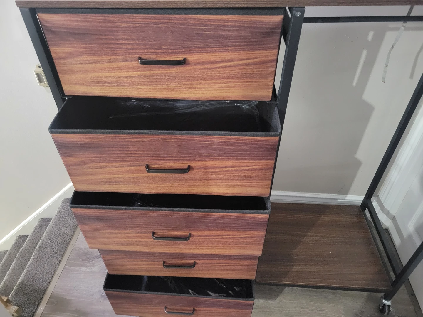 Dresser with fabric drawers - photo 5