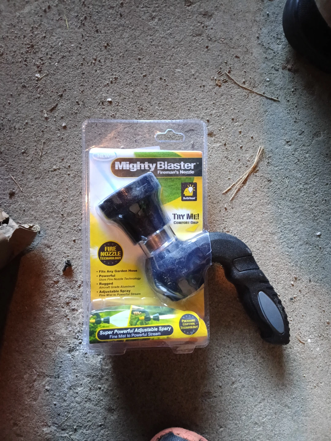 Mighty Blaster Fireman's Nozzle Garden Hose Sprayer