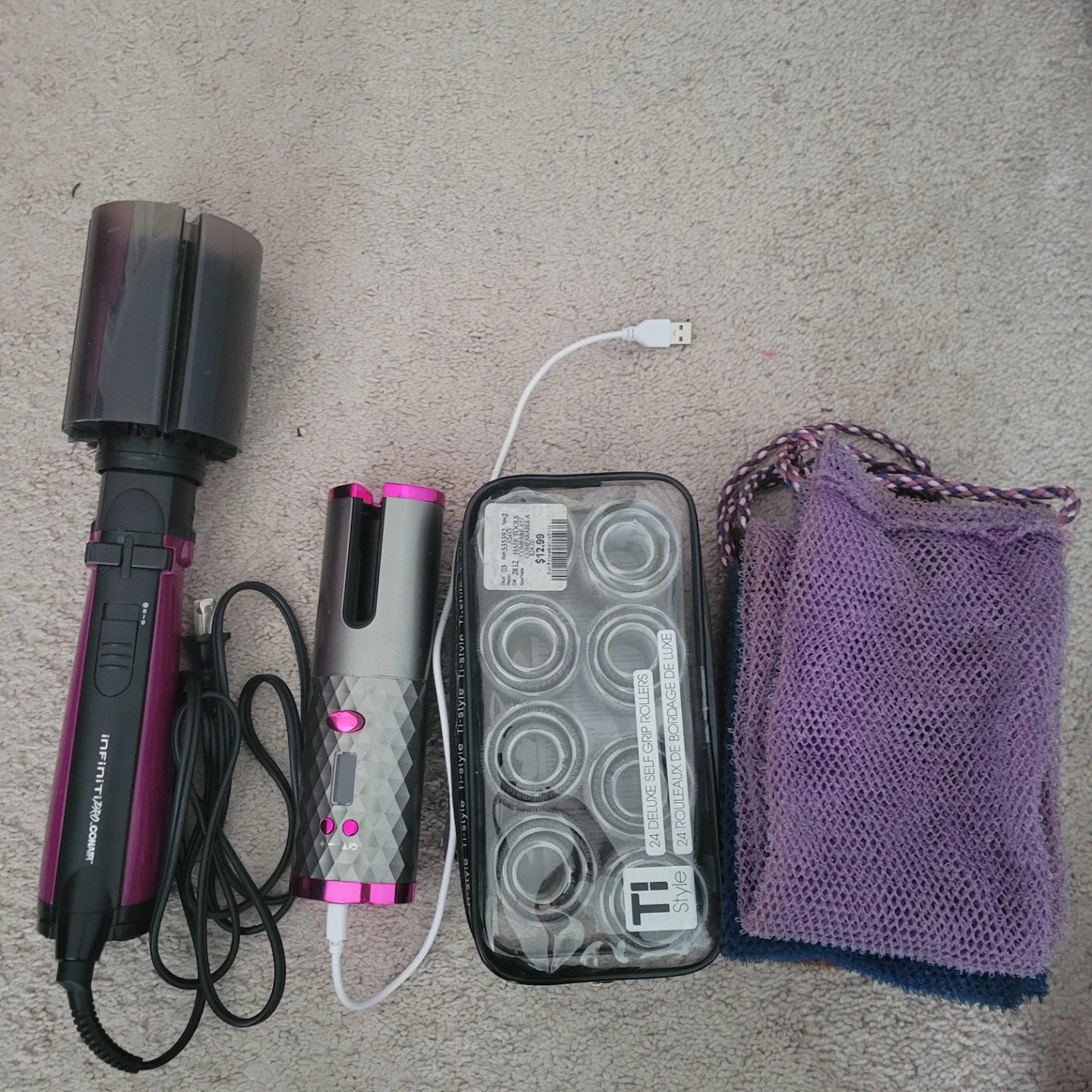Conair Infiniti Pro Automatic Curler and TI Style Rollers